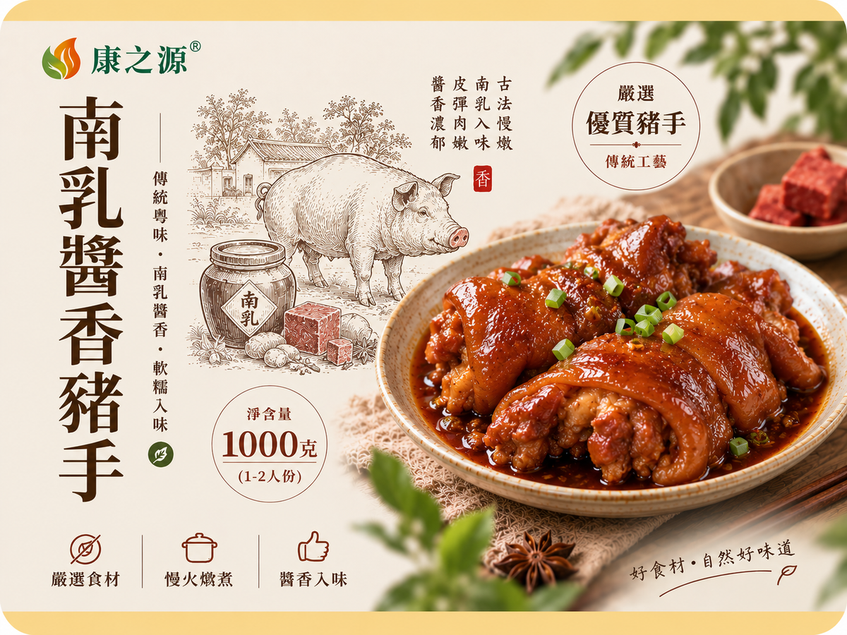 南乳醬香豬手